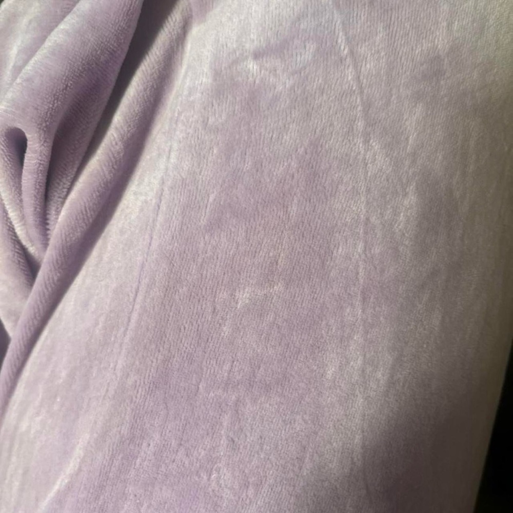 american apparel purple velour halter neck jumpsuit - Picture 3 of 4